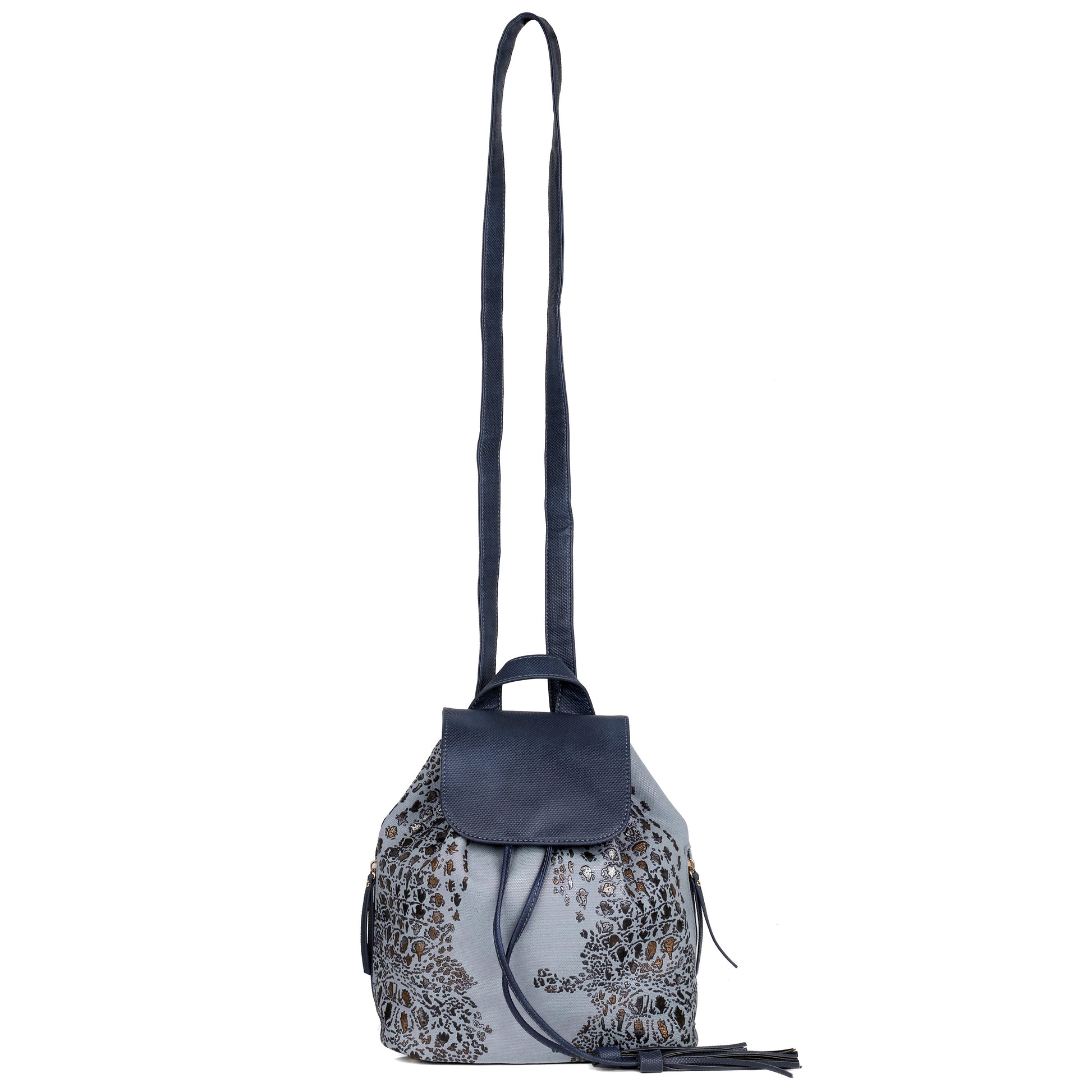 Karla Hanson Eva Women's RFID Blocking Convertible Backpack Navy - Karla Hanson