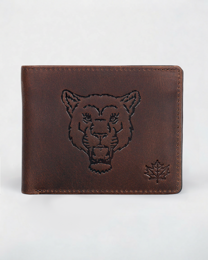 Mountain Lion Leather Wallet
