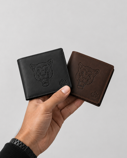 Mountain Lion Leather Wallet