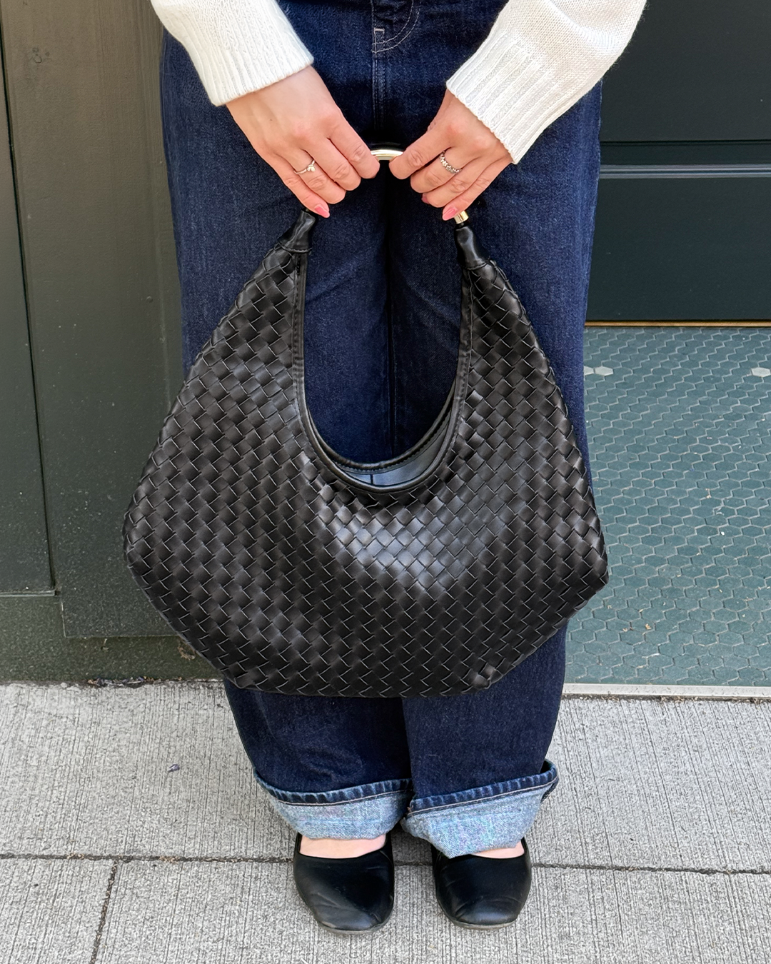 Chelsea Woven Shoulder Bag