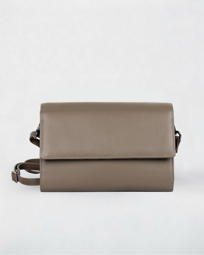 Delia Leather RFID Crossbody Travel Wallet