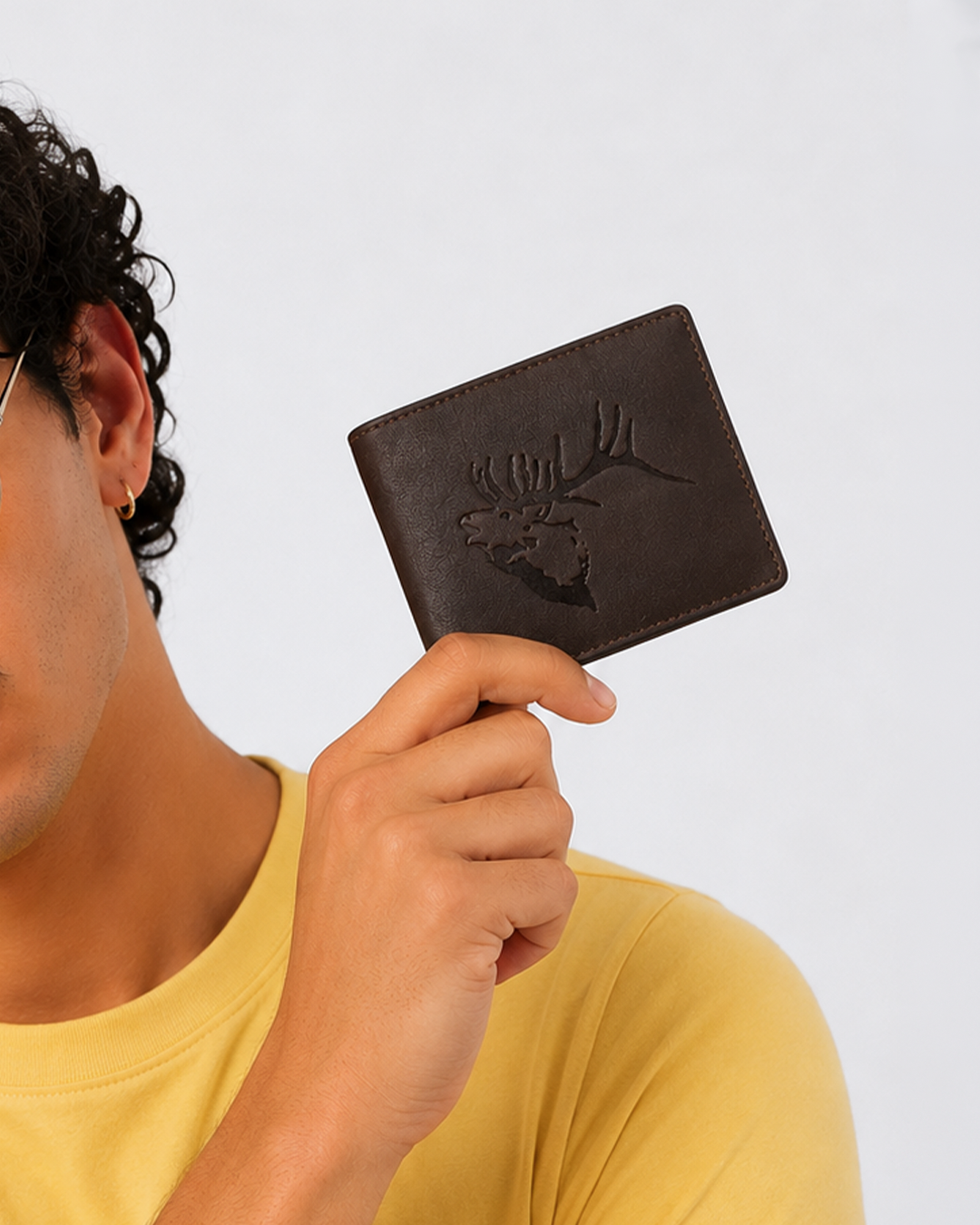 Elk Stag Leather Wallet