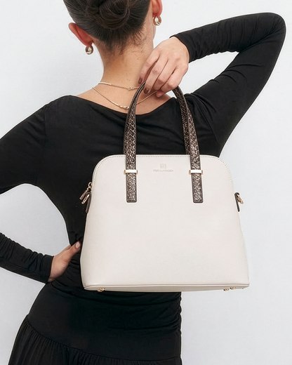 Grace Dome Satchel Bag - Phyton