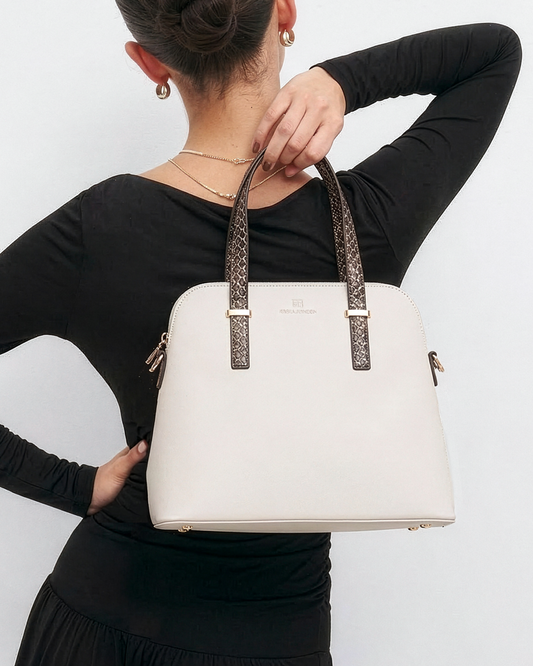 Grace Dome Satchel Bag - Phyton