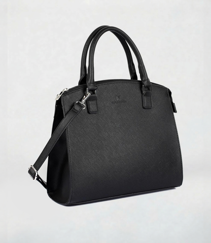 Grace Satchel Bag with RFID in Black - Karla Hanson