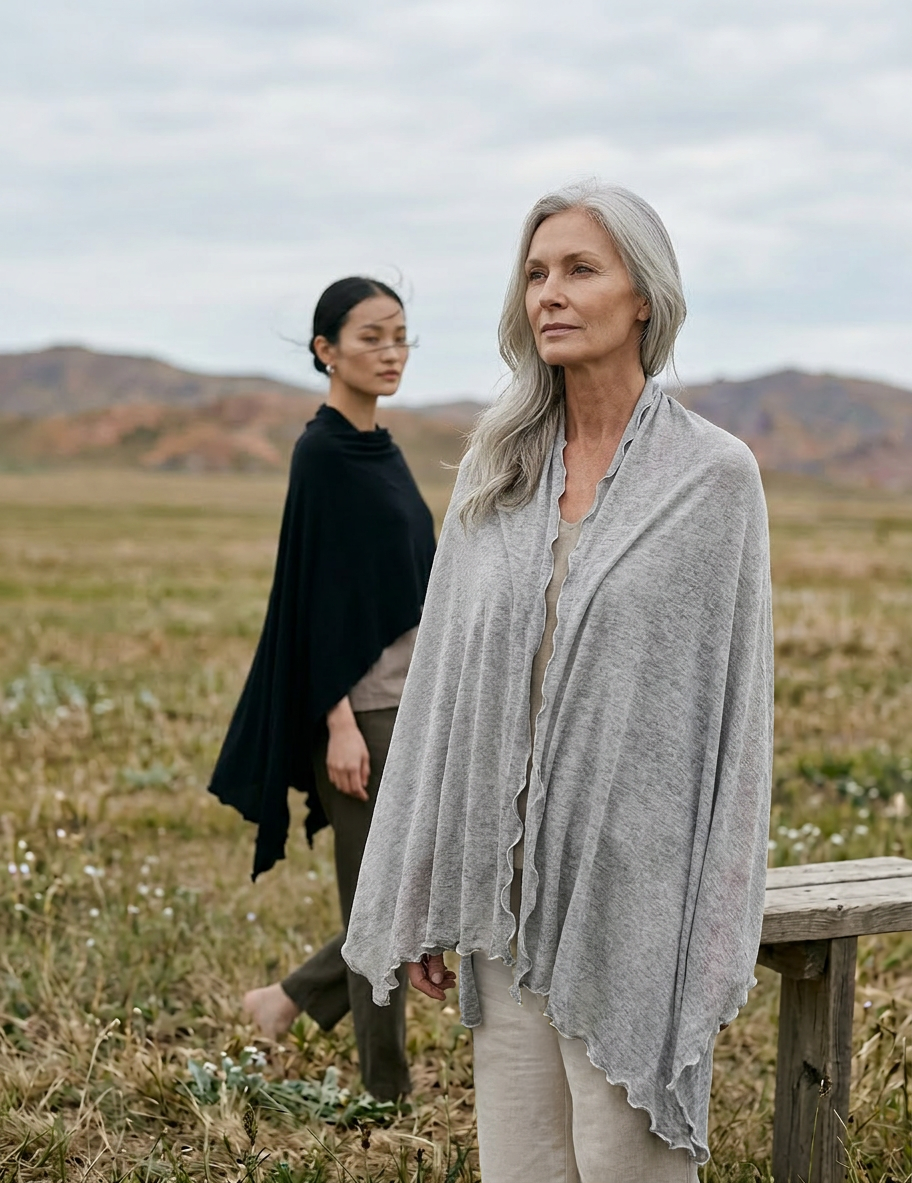 Karla Hanson Women's Portable Shawl Grey