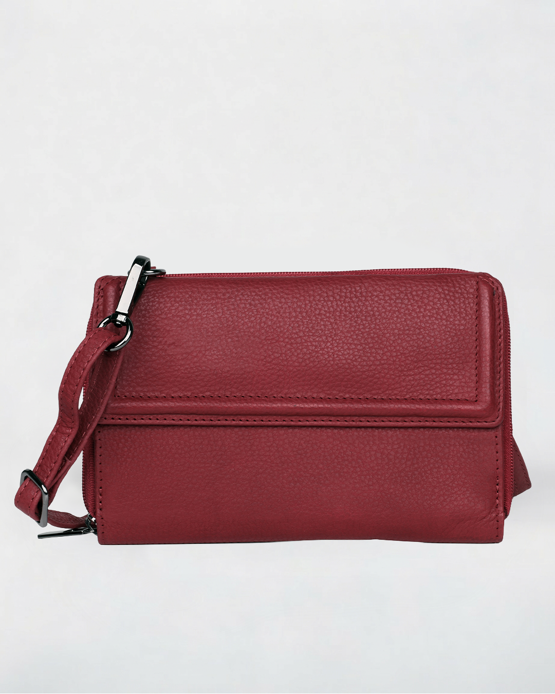 Lorine Leather Crossbody Wallet