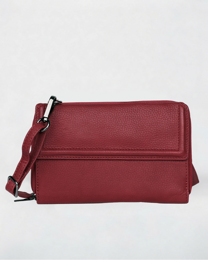 Lorine Leather Crossbody Wallet