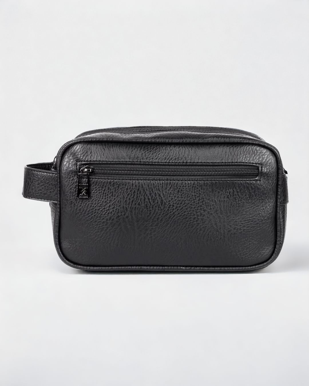 Vegan Leather Double Compartment Toiletry Bag
