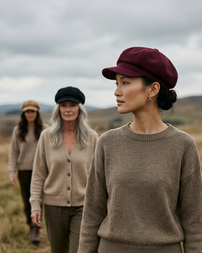 Melton Muse Newsboy Cap