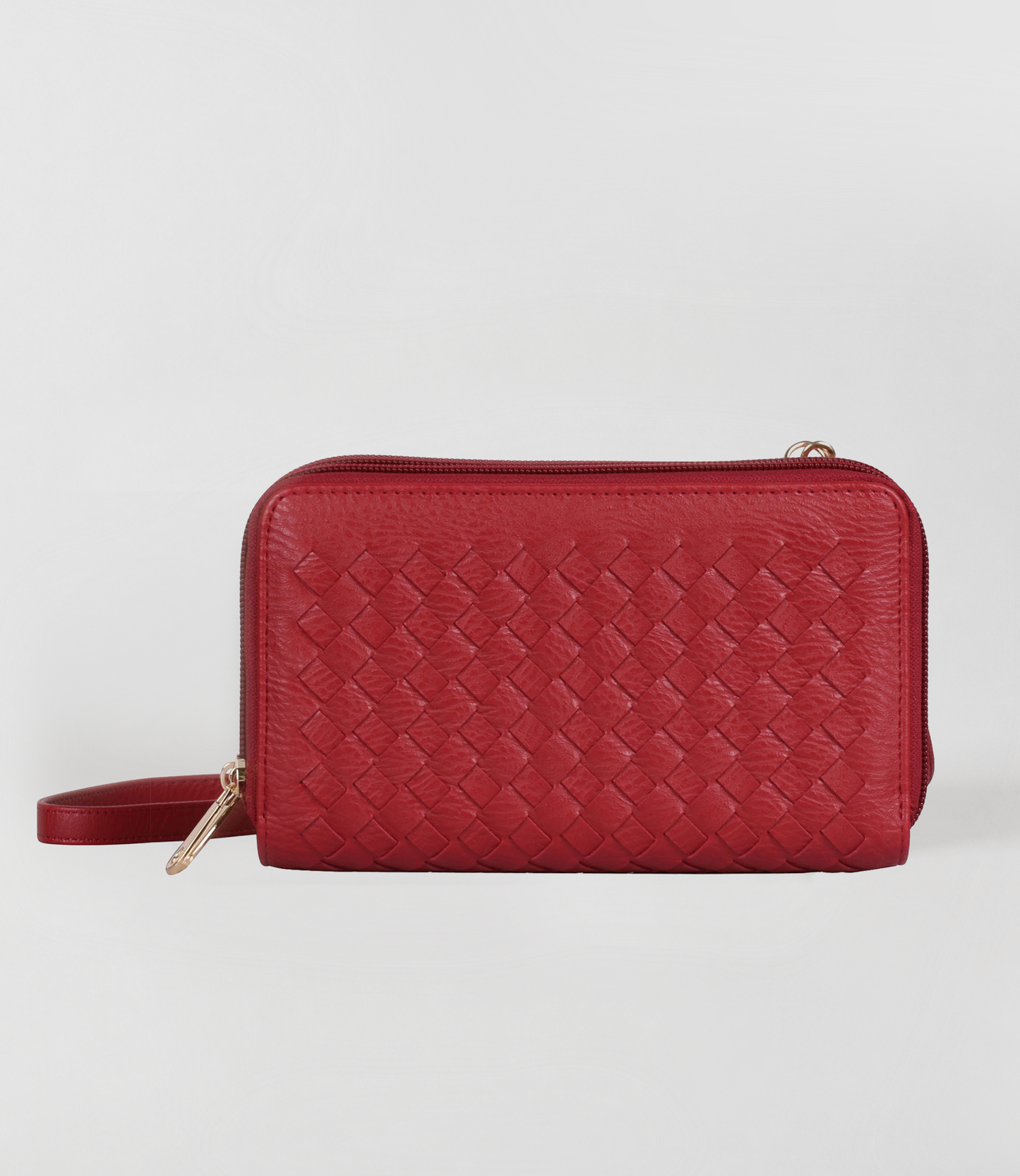 Ellen Woven Crossbody Phone Wallet