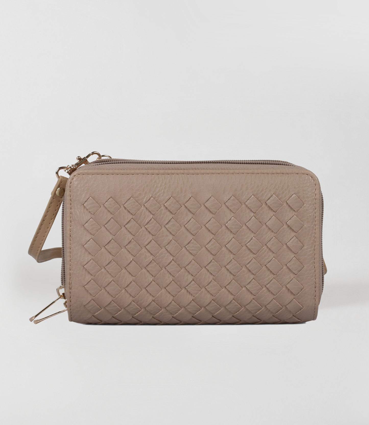 Ellen Woven Crossbody Phone Wallet