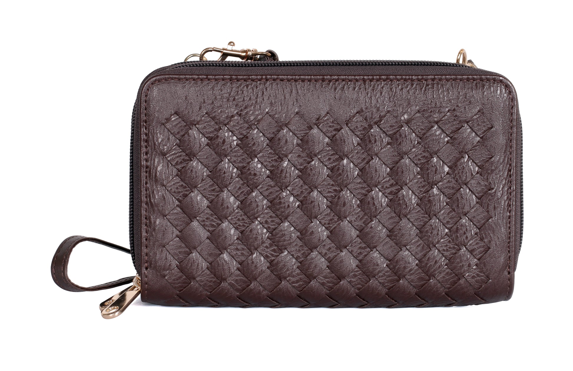 Karla Hanson Ellen RFID Blocking Woven Crossbody Phone Wallet - Karla Hanson