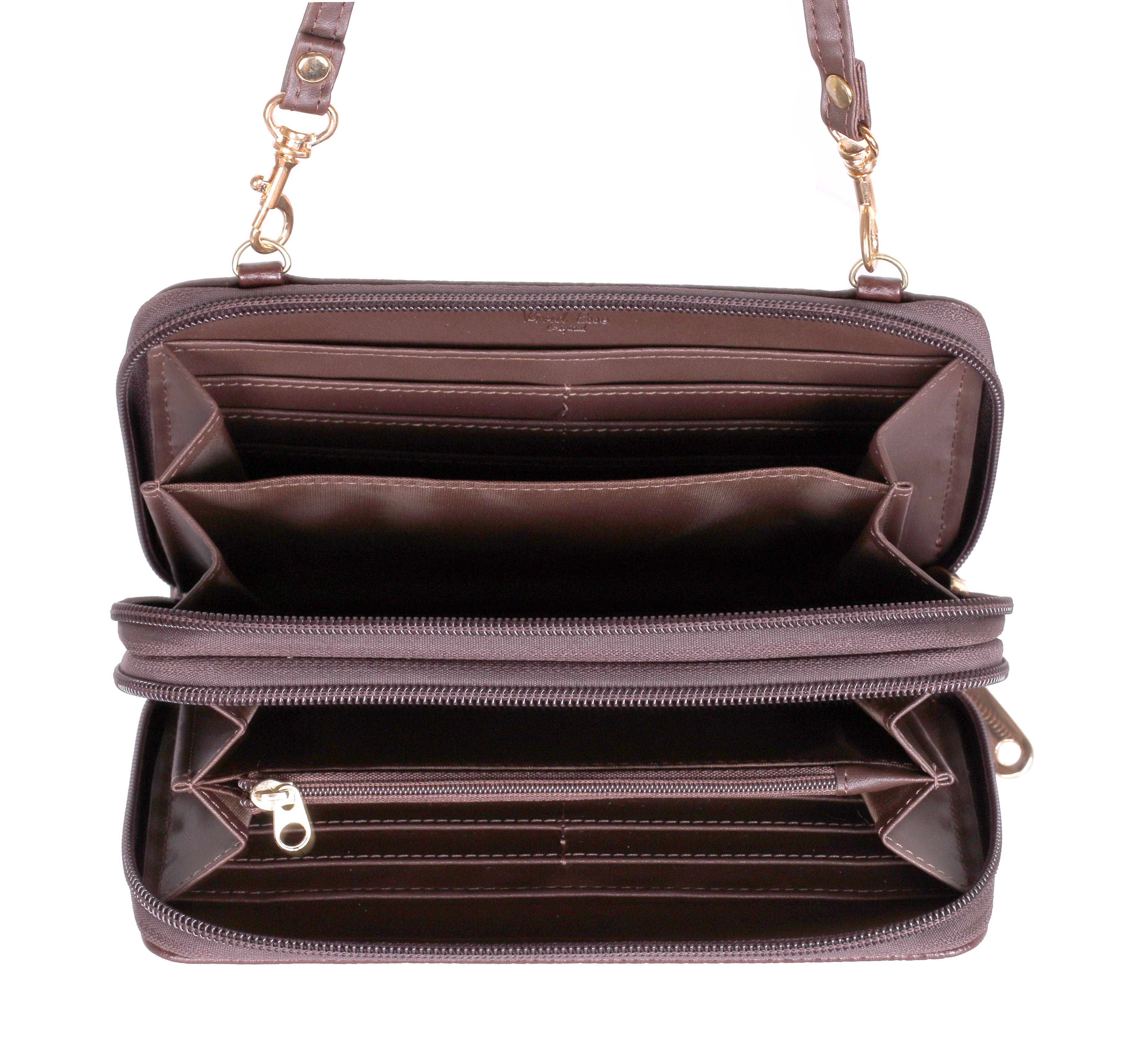 Karla Hanson Ellen RFID Blocking Woven Crossbody Phone Wallet