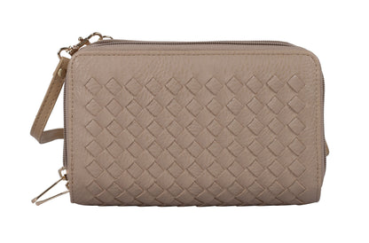 Karla Hanson Ellen RFID Blocking Woven Crossbody Phone Wallet - Karla Hanson