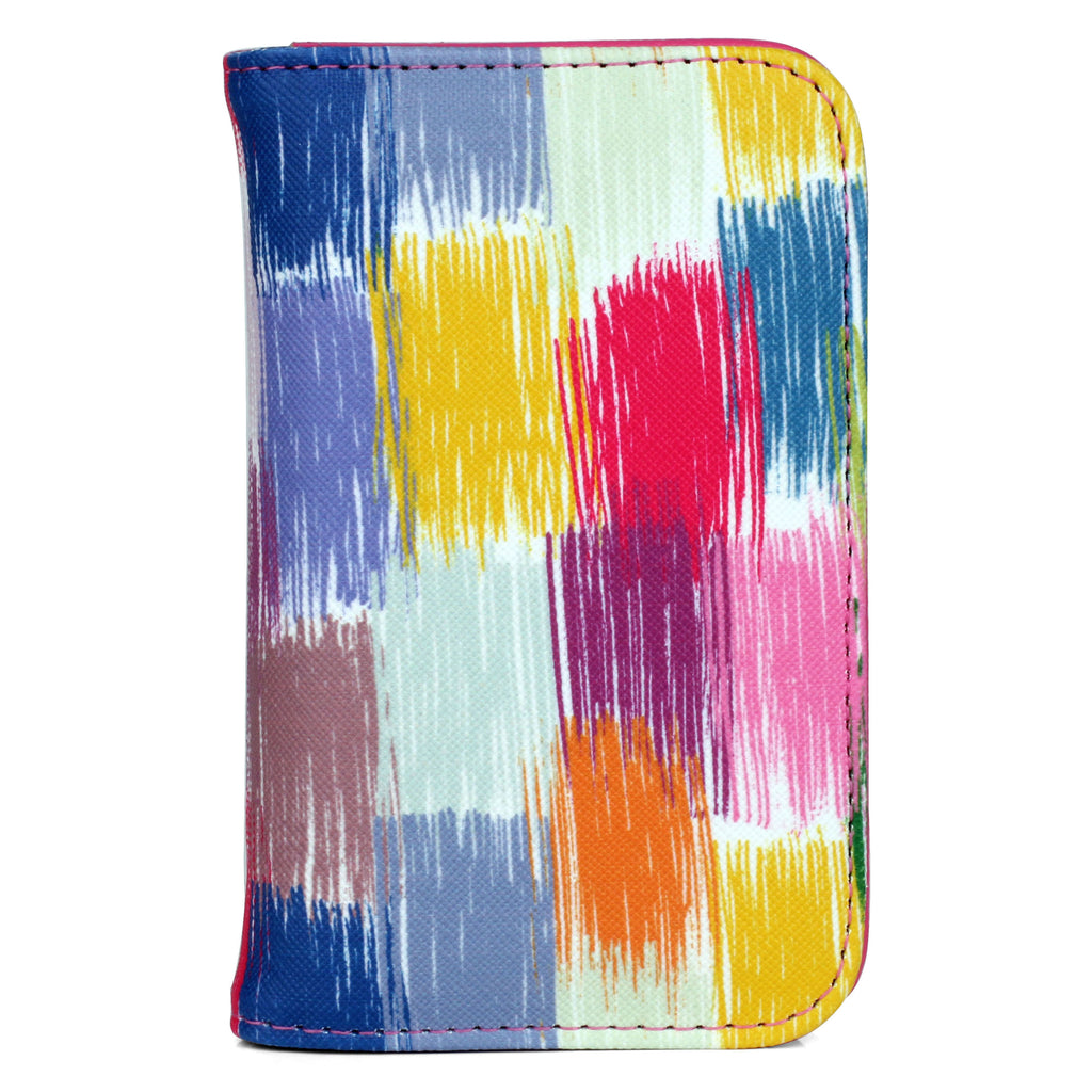 Julia Buxton Colorful Brush Strokes Snap Card Case