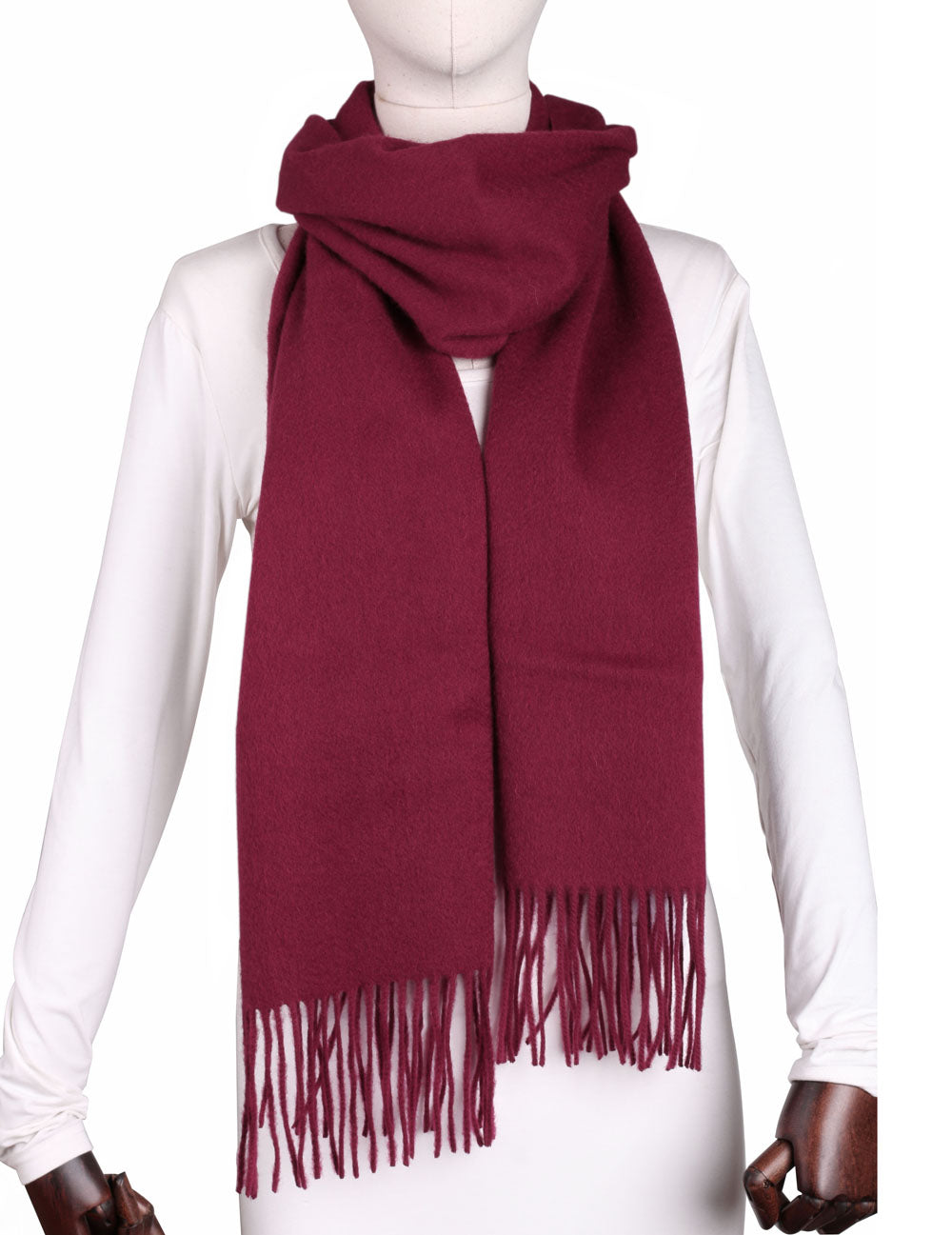 Karla Hanson Classic Fringe Wool Scarf