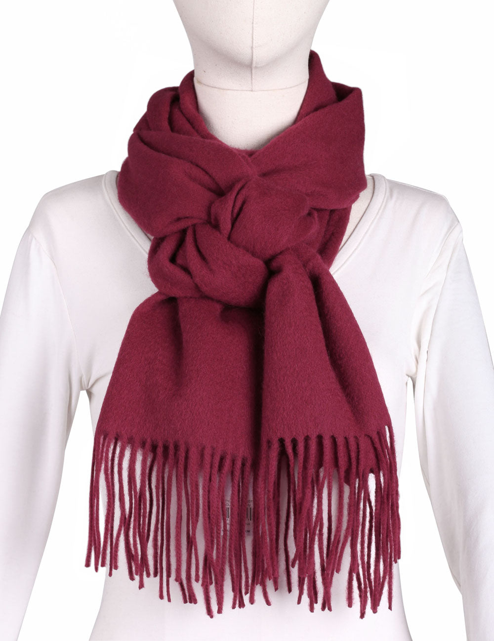 Karla Hanson Classic Fringe Wool Scarf