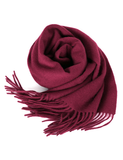 Karla Hanson Classic Fringe Wool Scarf