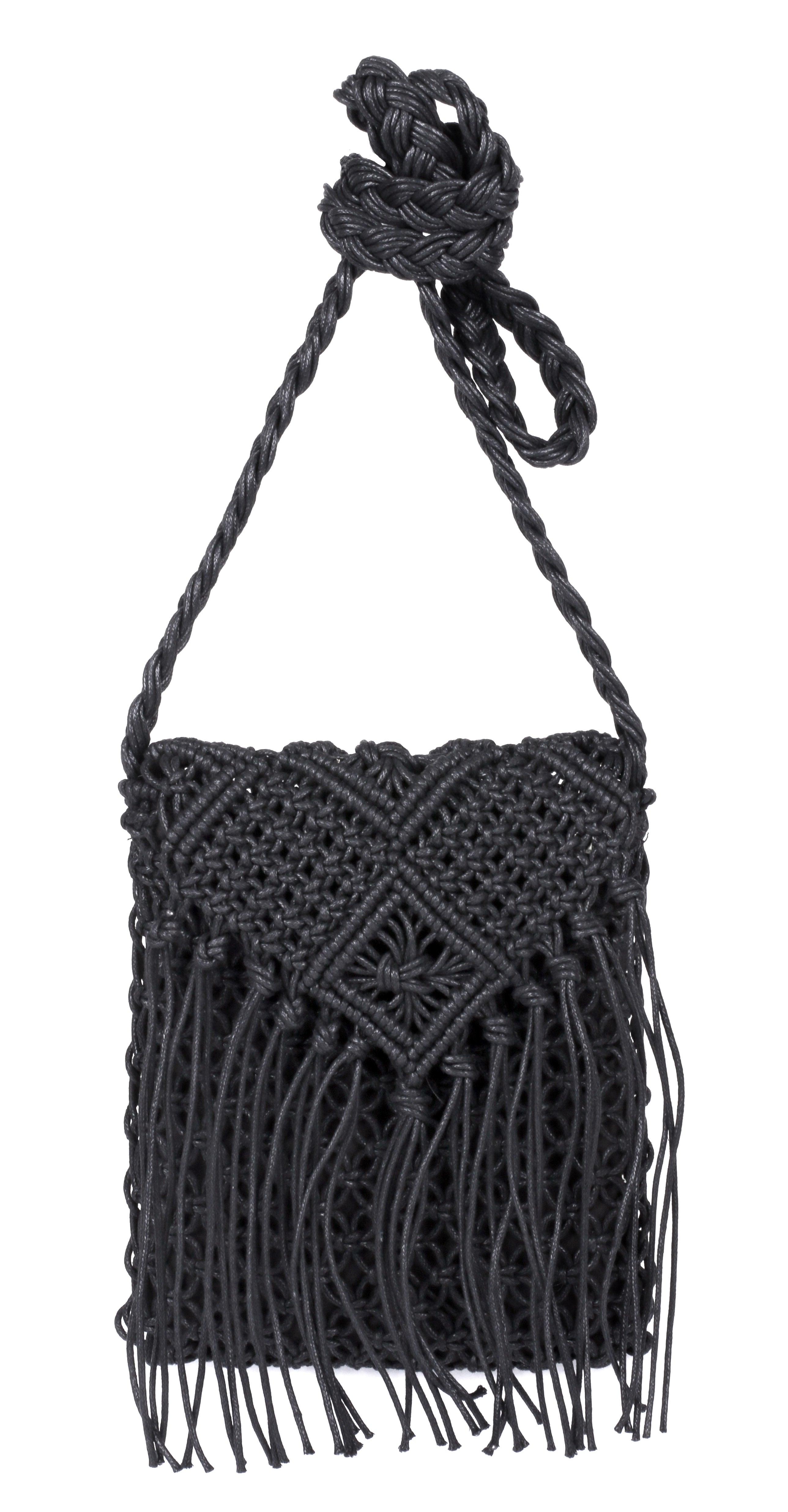 Boho Macrame Crossbody Bag III