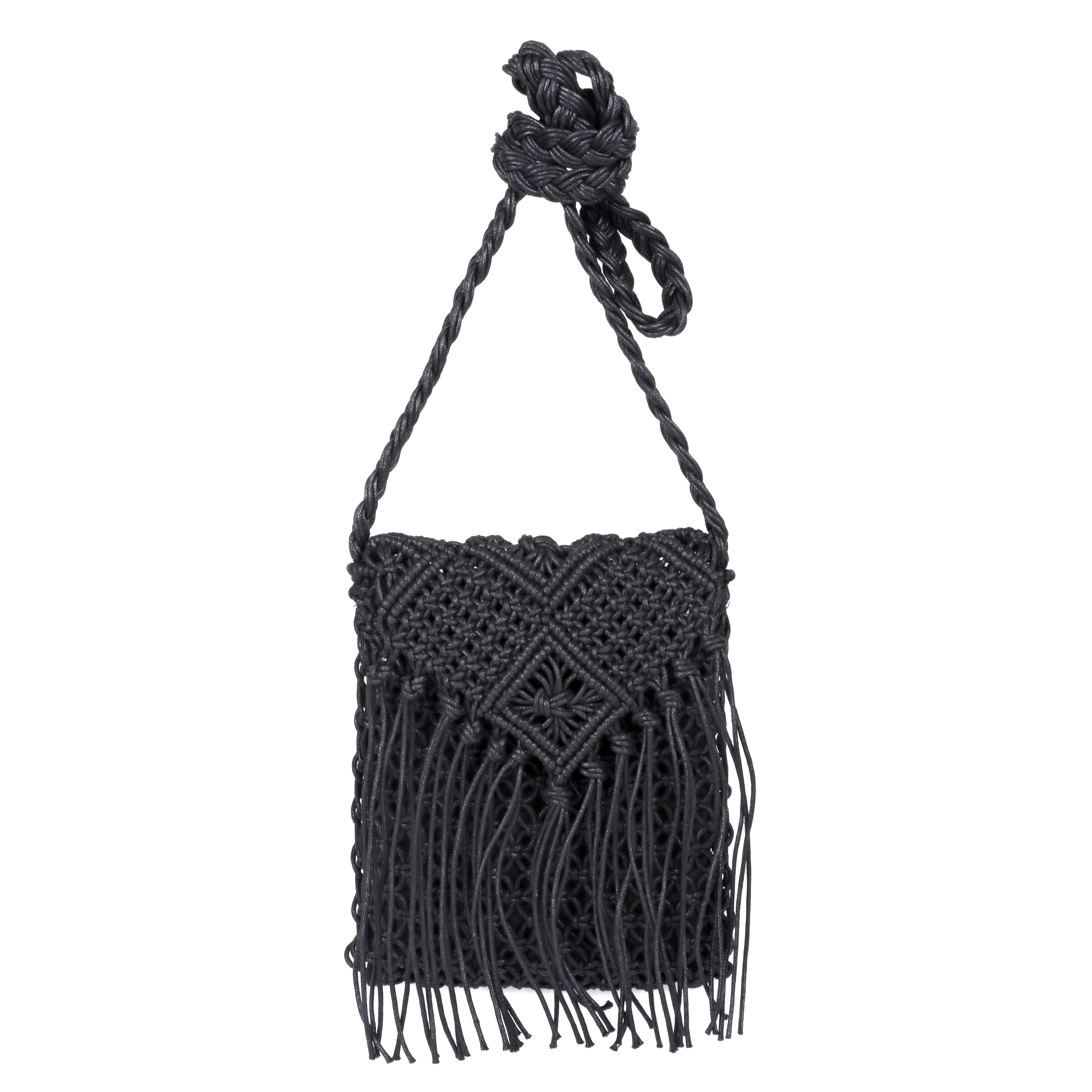 Boho Macrame Crossbody Bag III