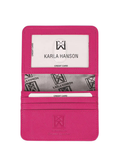 Women's RFID Leather Card Holder Wallet More Colors - karlahanson.com