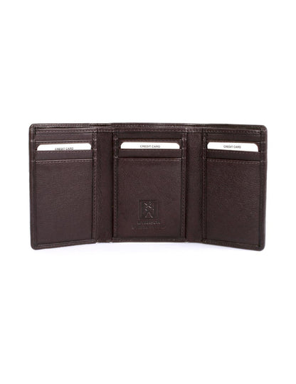 Men's RFID Leather Trifold Wallet - Karla Hanson