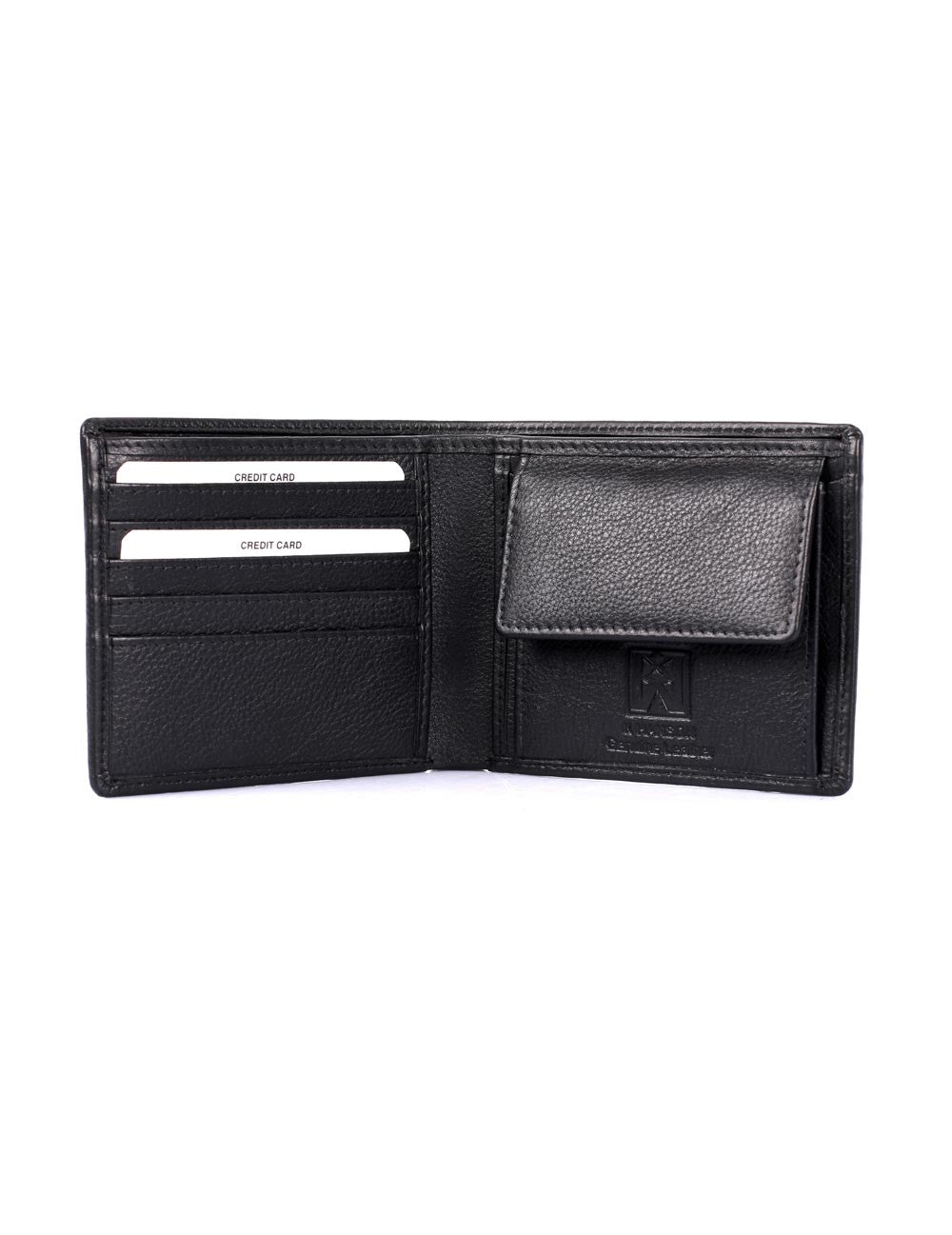 Men's RFID Leather Bifold Wallet with Coin Pocket - karlahanson.com