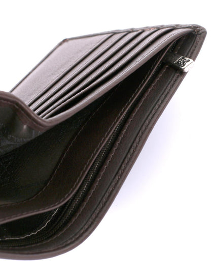 Men's RFID Leather Bifold Wallet with Coin Pocket - karlahanson.com