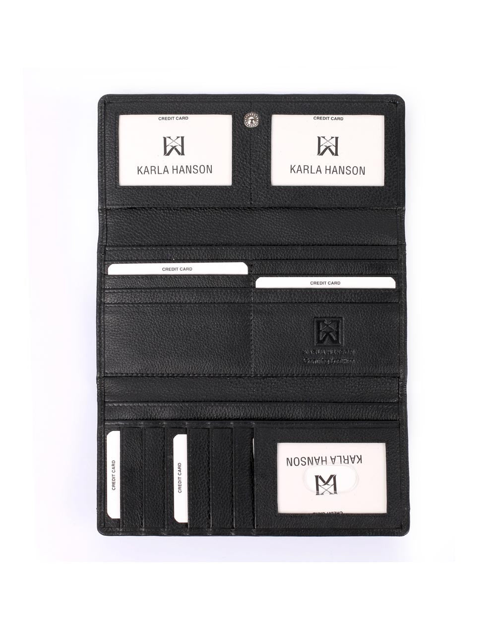 Women's RFID Leather Trifold Wallet - karlahanson.com