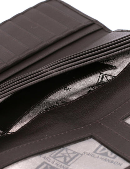 Women's RFID Leather Trifold Wallet - karlahanson.com