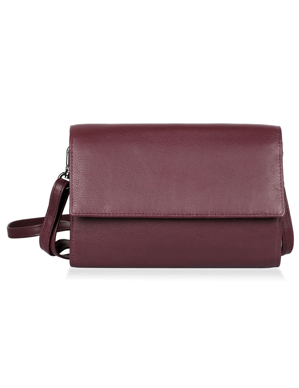 Karla Hanson Delia RFID Blocking Leather Travel Crossbody Clutch