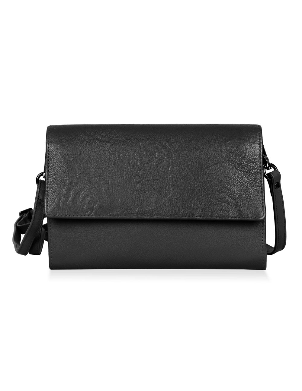 Karla Hanson Delia RFID Blocking Leather Travel Crossbody Clutch