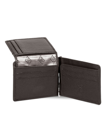 Karla Hanson Martin RFID Leather Money Clip with Card Holder Insert