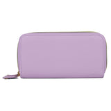 Julia Buxton Textured Vegan Leather Slim Double Zip