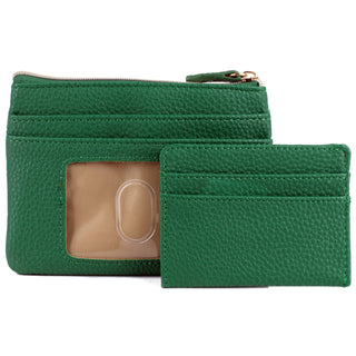 Julia Buxton RFID Coin/Card Case - Vegan Leather Utility – Karla