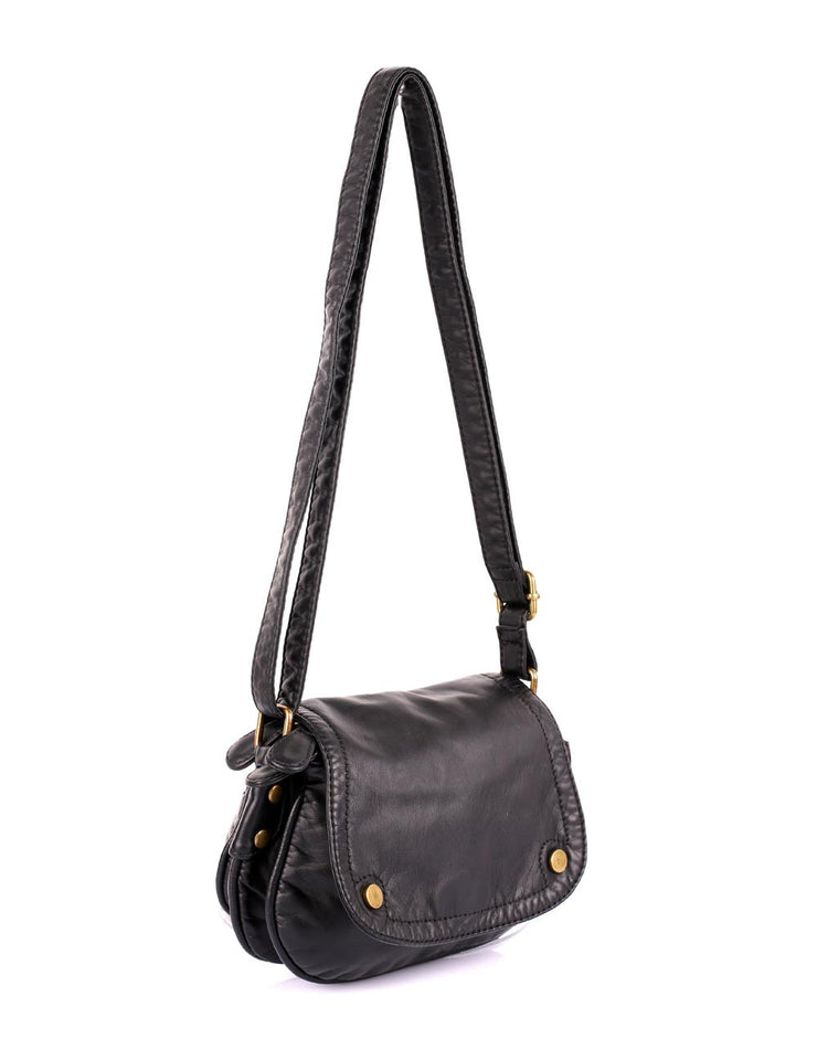 Karla Hanson  Isabella Women's Accordion Style Crossbody Bag Black