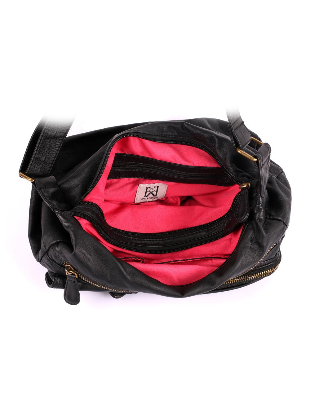 Charlotte Pre-Washed Women's Crossbody Hobo Bag VI More Colors - karlahanson.com