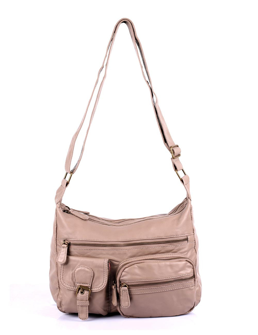 Charlotte Pre-Washed Women's Crossbody Hobo Bag VI More Colors - karlahanson.com