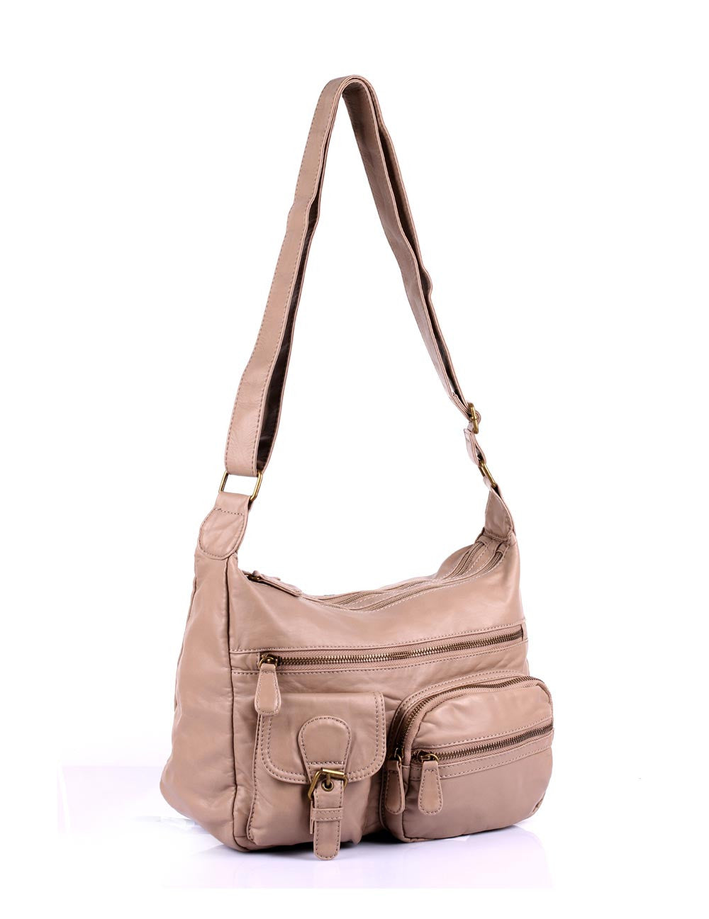 Karla Hanson Charlotte Pre Washed Women s Crossbody Hobo Bag VI More Colors