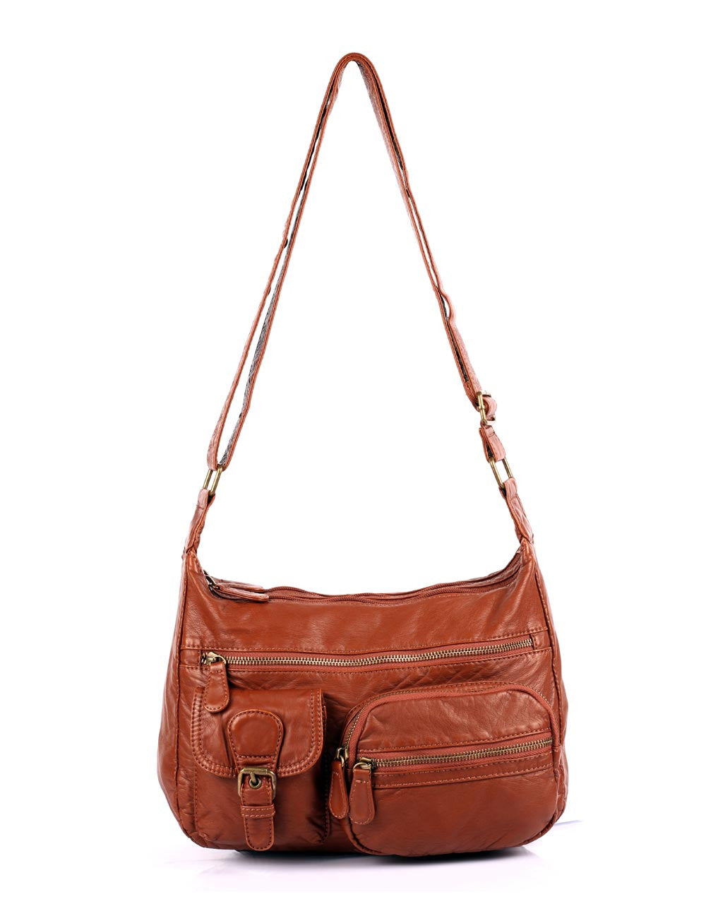Charlotte Pre-Washed Women's Crossbody Hobo Bag VI More Colors - karlahanson.com