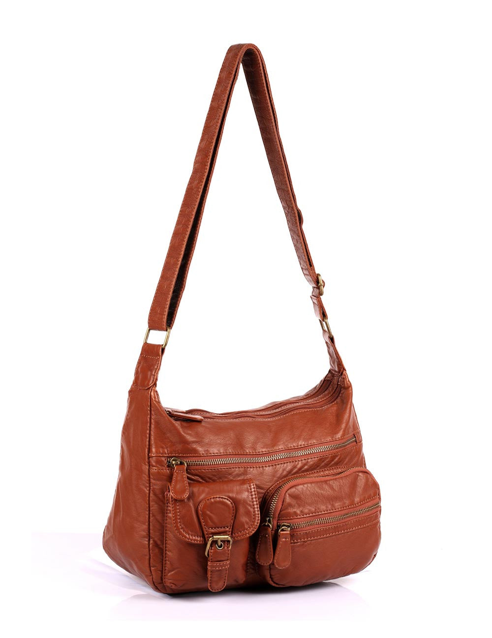 Charlotte Pre-Washed Women's Crossbody Hobo Bag VI More Colors - karlahanson.com