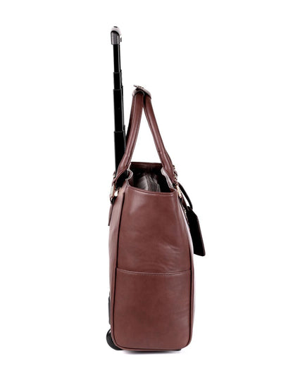 Women's RFID Bon Voyage Travel Trolley Embroidery - karlahanson.com