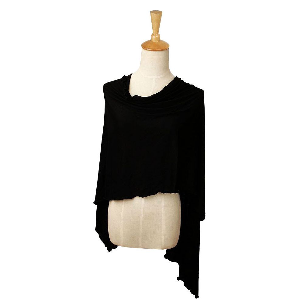 Pack n Fold Women's Portable Shawl Black - karlahanson.com