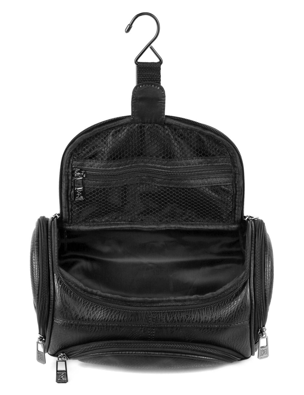 Karla Hanson Men's Hanging Travel Toiletry Bag Black