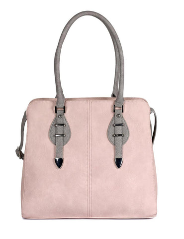 Shere Women's Shoulder Bag Pink Grey - karlahanson.com