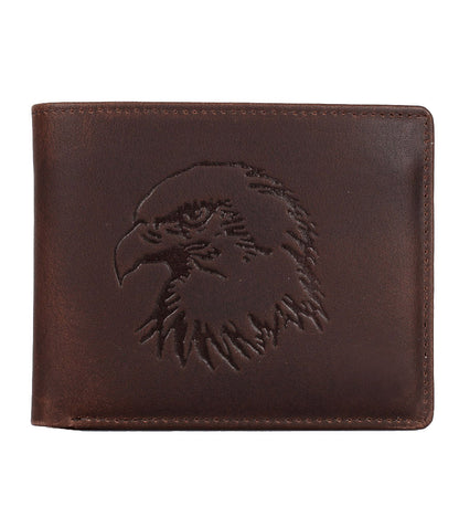 Karla Hanson AMERICA WILD Men's Hunter Leather Wallet Eagle - Karla Hanson