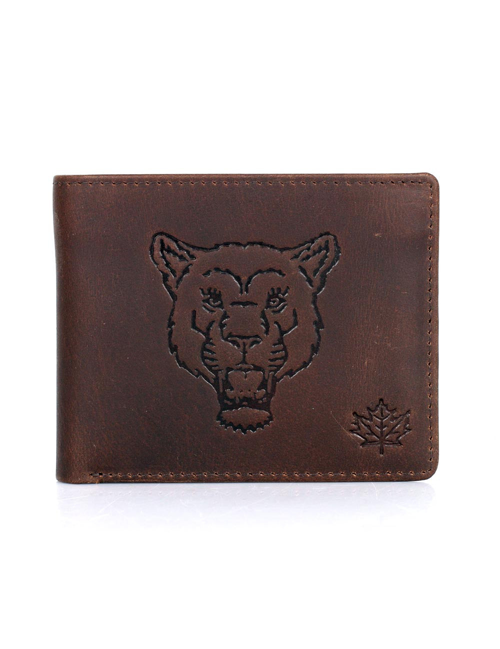 CANADA WILD Men's Hunter Leather Wallet Mountain Lion - karlahanson.com