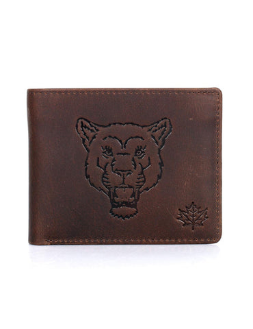 CANADA WILD Men's Hunter Leather Wallet Mountain Lion - karlahanson.com