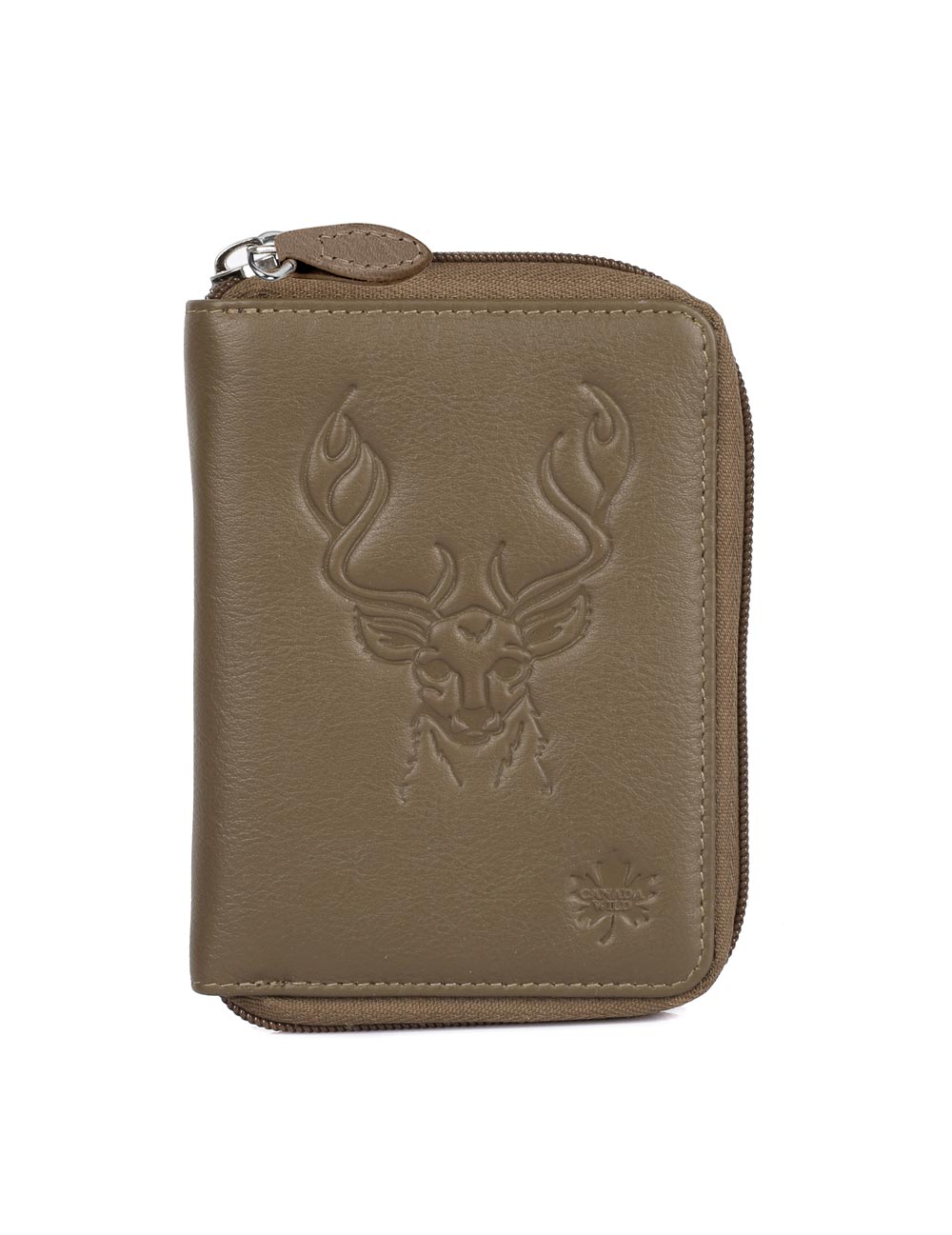 CANADA WILD Women's Leather Wallet Deer - karlahanson.com